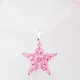 Star - Andromeda-Salmon Organza - 2